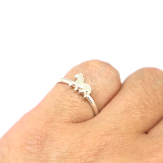 Horse Couple Set Ring