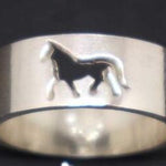 Horse Couple Set Ring