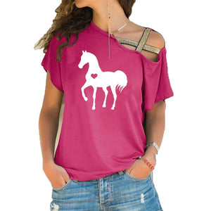 Heart horse shirt