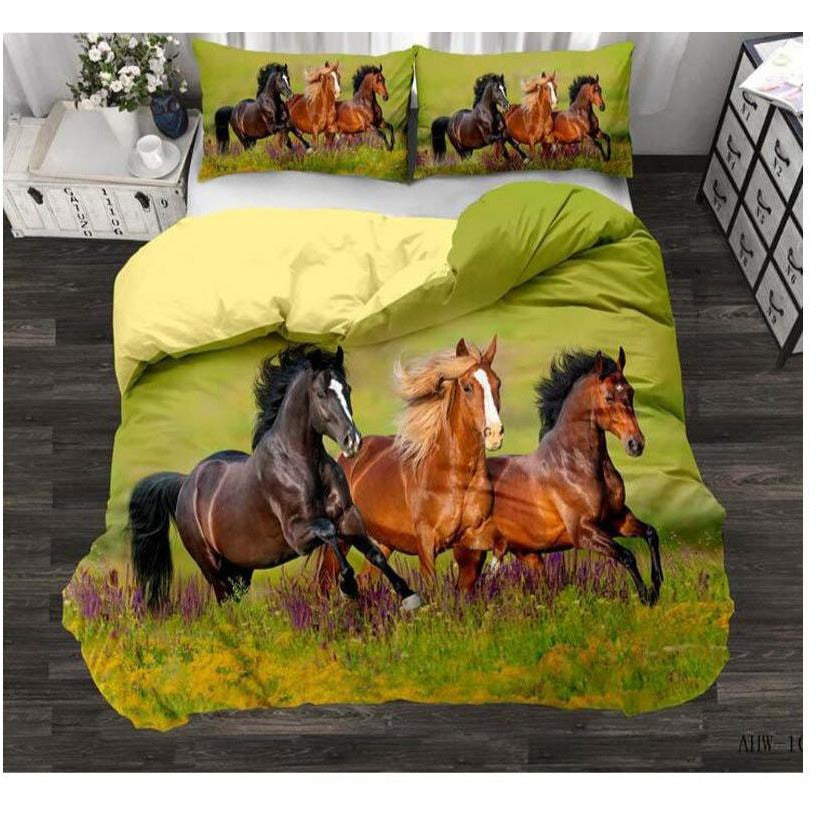 3 Horse bedding set