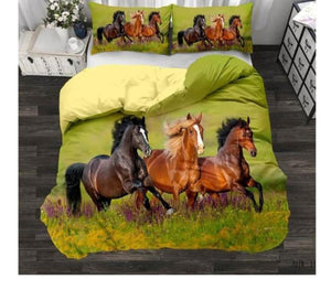 3 Horse bedding set