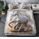 Horse running bedding set