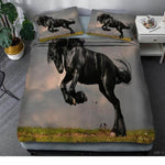 Horse running bedding set