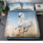 Horse running bedding set