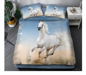 Horse running bedding set