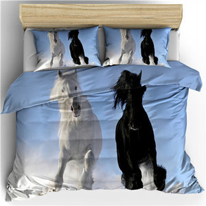 Running horse bedding set