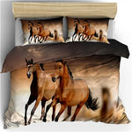 Running horse bedding set