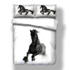 Snow horse bedding set