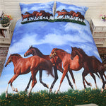 Snow horse bedding set