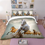 Snow horse bedding set